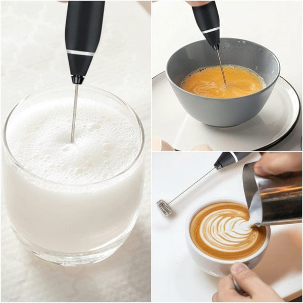 2-in-1 Electric Milk Frother & Egg Whisk – USB Rechargeable